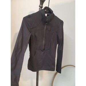 Lululemon Define Jacket Half Zip Black Pullover Size 6